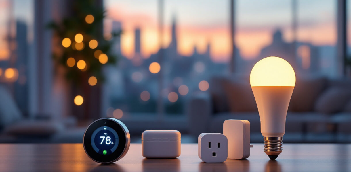 thermostats intelligents, prises connectées et capteurs : découvrez quels objets connectés aident à réduire la consommation énergétique de votre logement.
