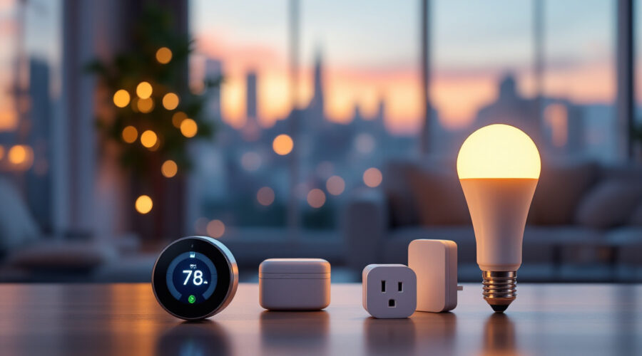 thermostats intelligents, prises connectées et capteurs : découvrez quels objets connectés aident à réduire la consommation énergétique de votre logement.